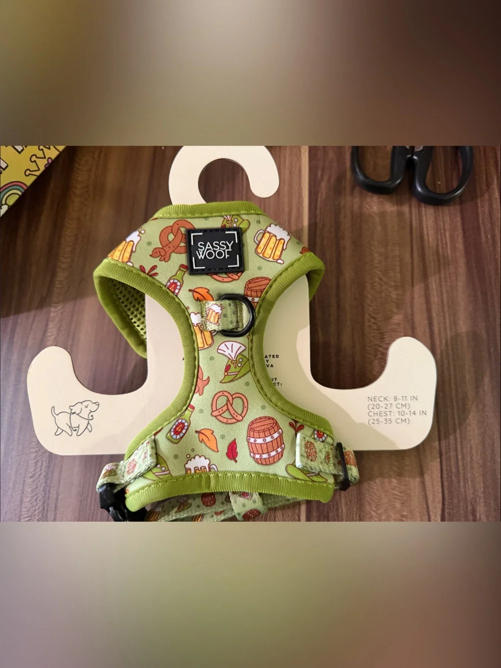 Sassy Woof Oktoberfest Wurst Behavior Dog Harness